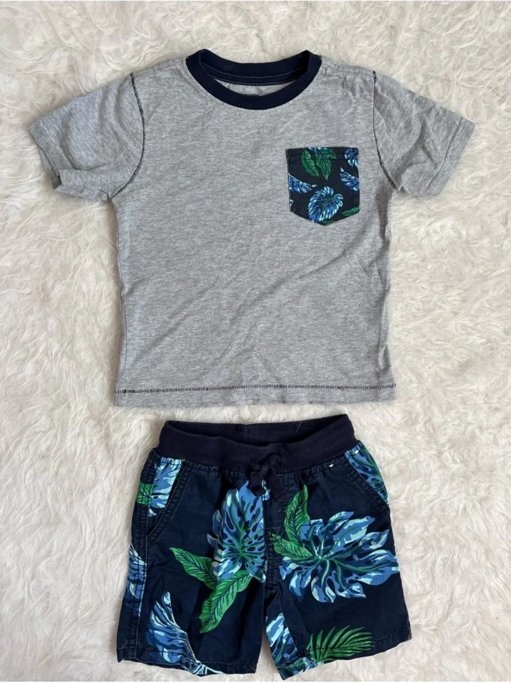 Gymboree Baby Boy Casual Tropical Vibes Matching Summer Set